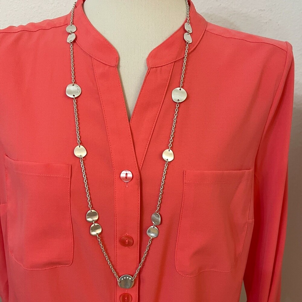 Cookie Lee Silver-tone Chain Women's Fashion Necklace Jewelry